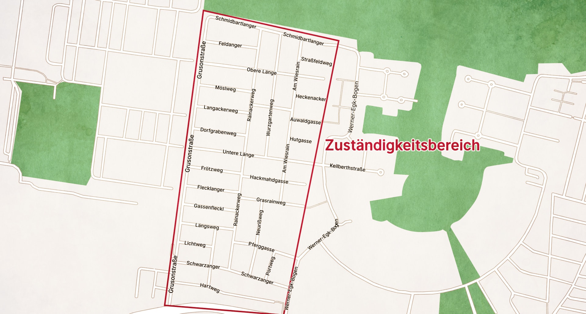 Der Zuständigkeitsbereich des Vereins